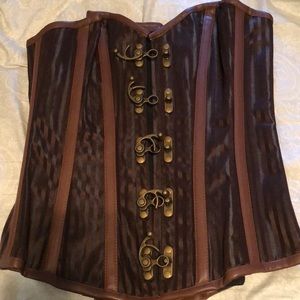 Steampunk over bust corset!!